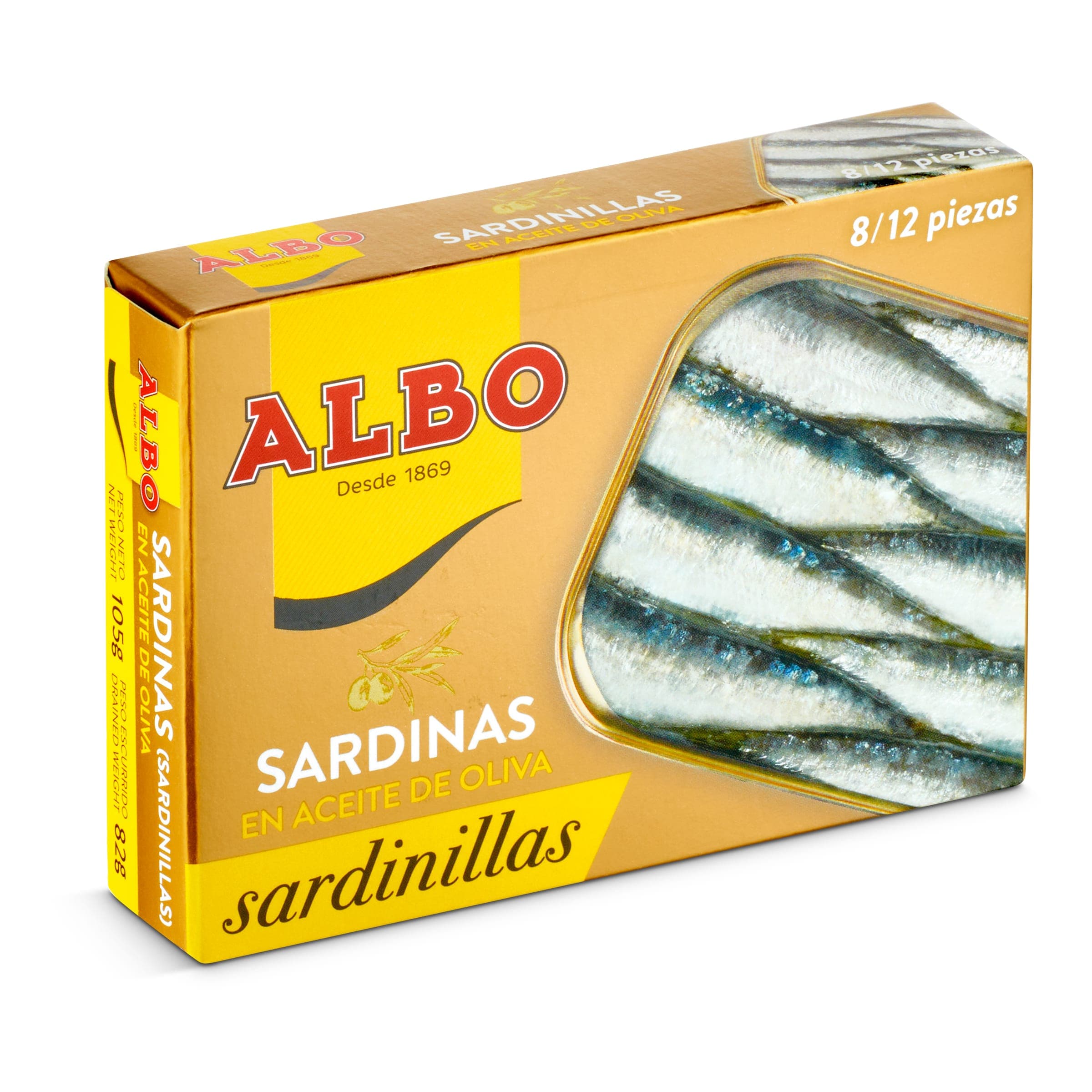 Sardinillas en aceite de oliva Albo 82 g