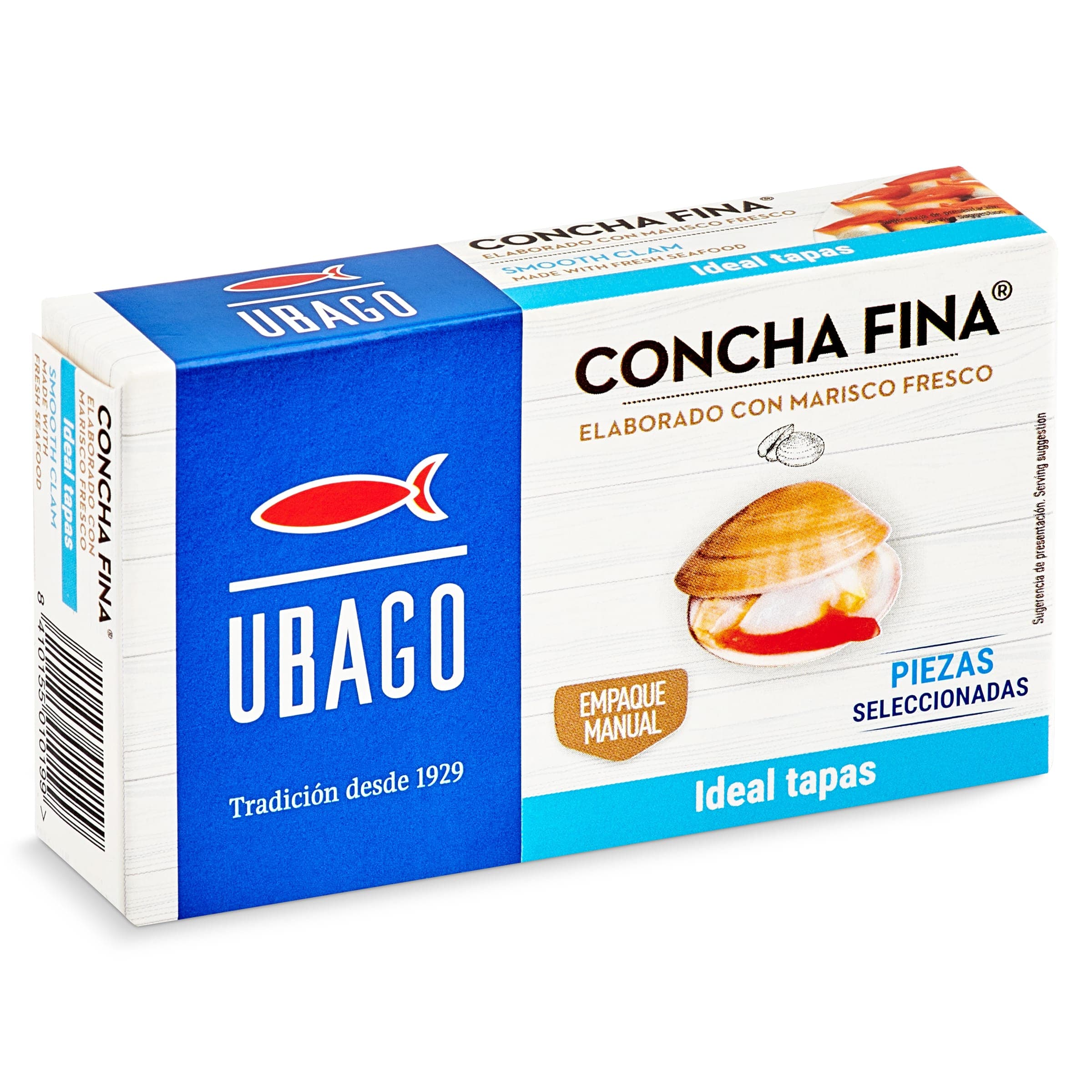 Concha fina al natural Ubago 55 g