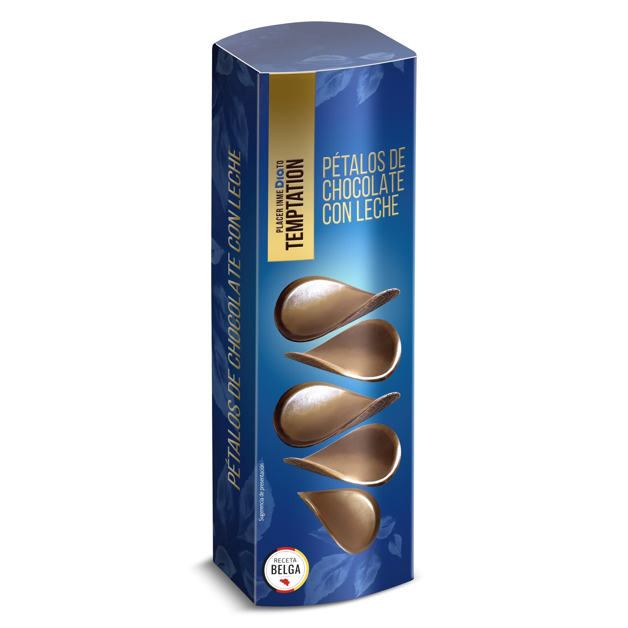 Pétalos de chocolate con leche Dia Temptation caja 150 g