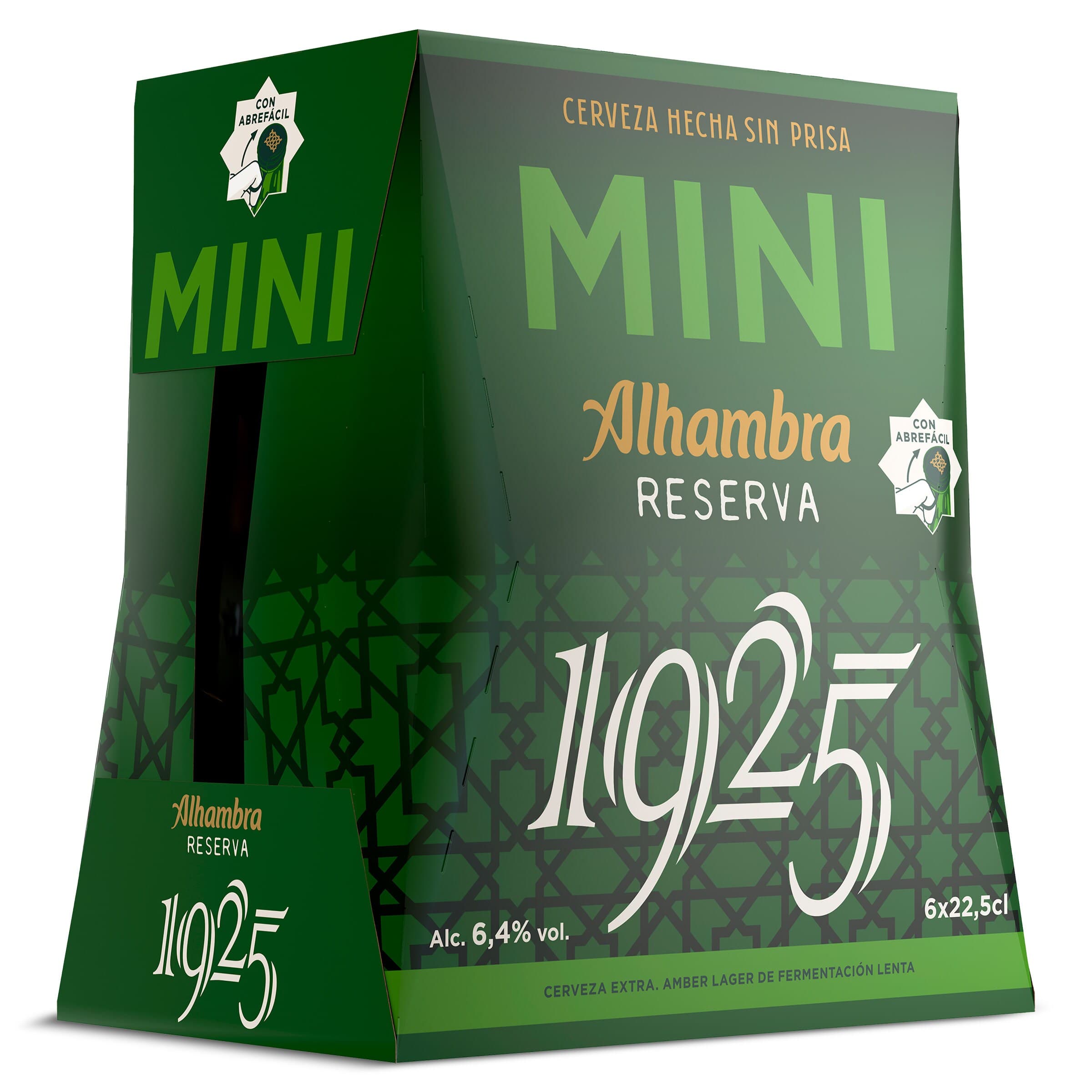 Cerveza reserva 1925 Alhambra pack 6 x 22,5 cl