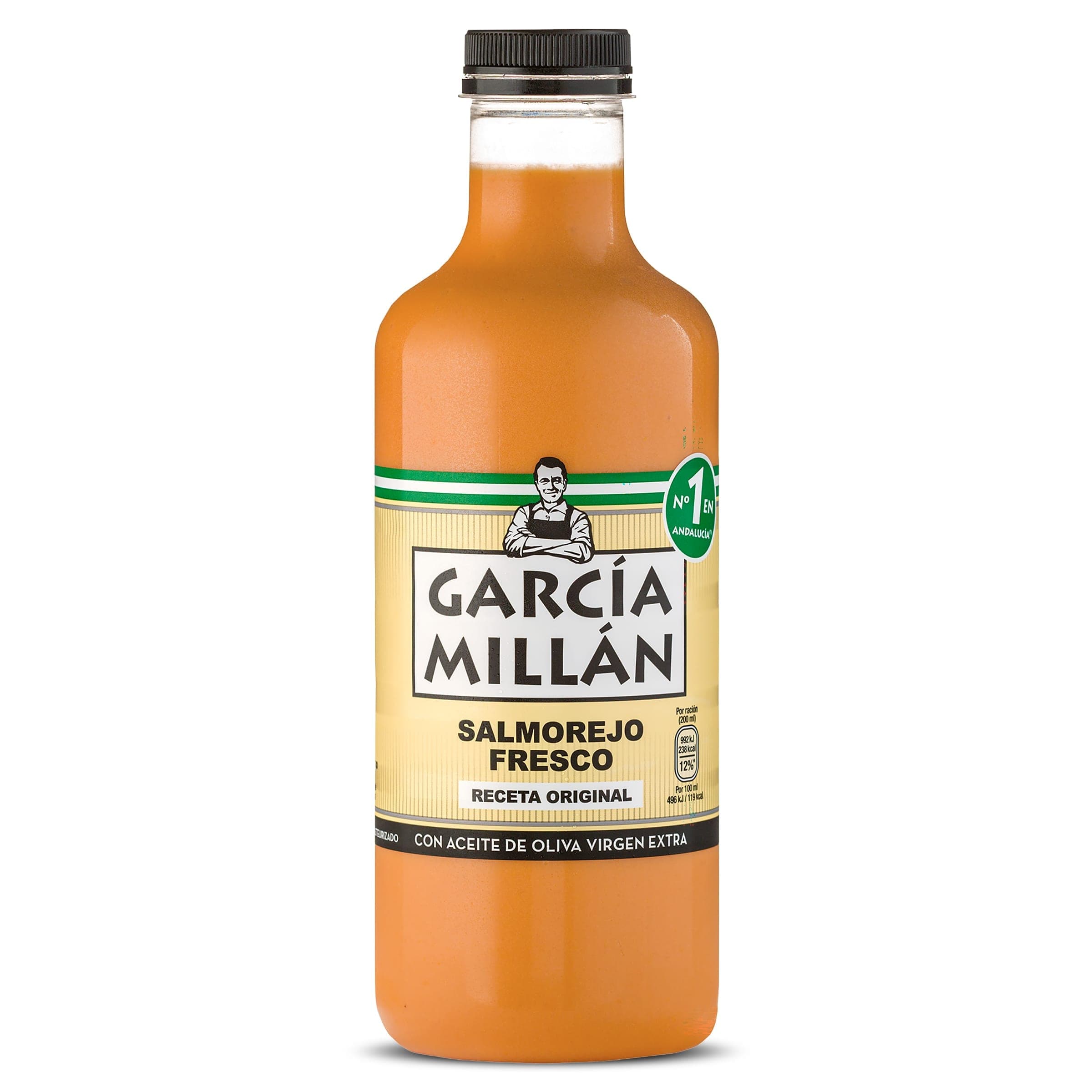 Salmorejo fresco con aceite de oliva García Millán 1 L