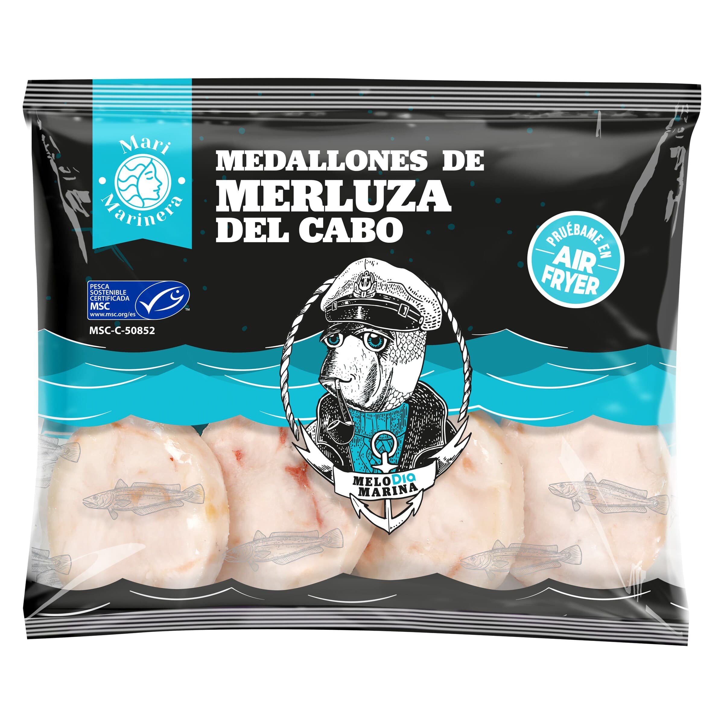 Medallones de merluza del cabo MSC Dia Mari Marinera 475 g