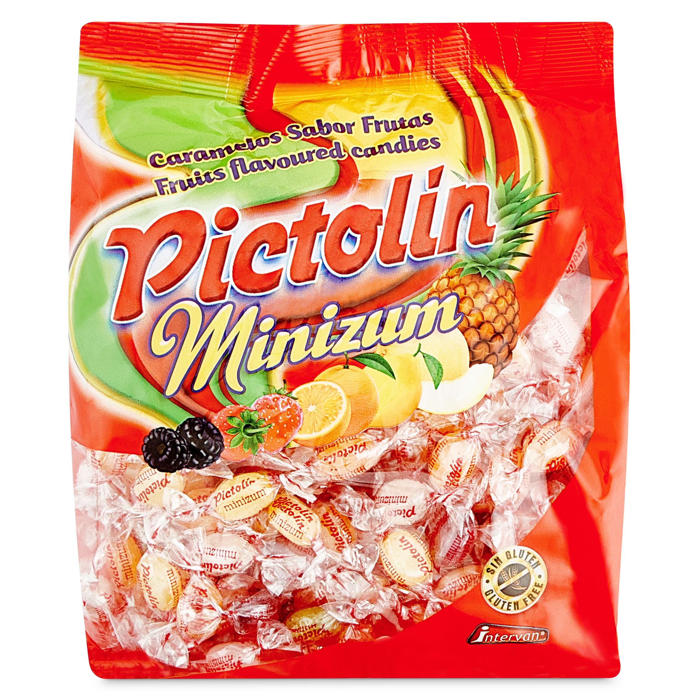 Caramelos surtidos sabor frutas Pictolin bolsa 480 g