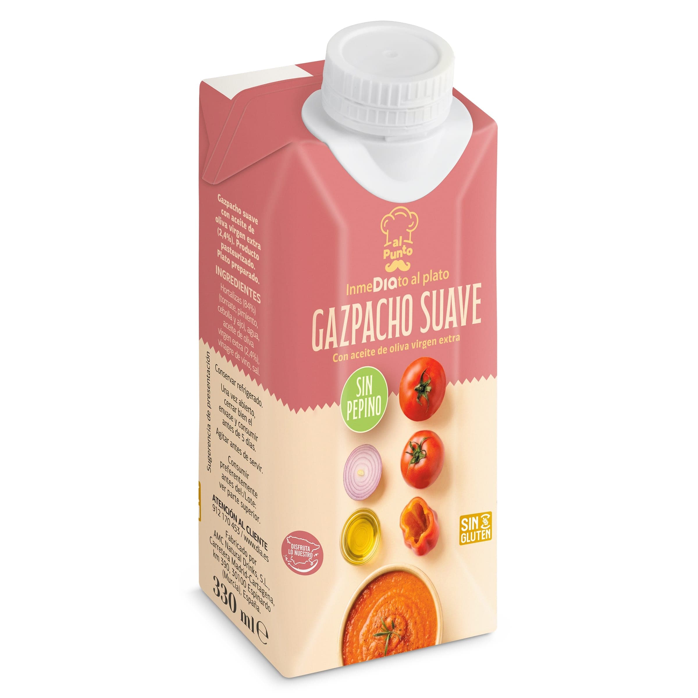 Gazpacho suave Dia Al Punto 330 ml