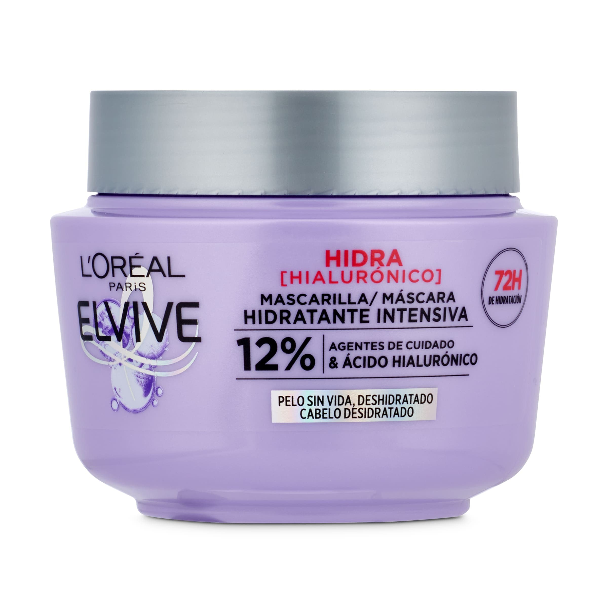 Mascarilla hidra ácido hialurónico Elvive bote 310 ml
