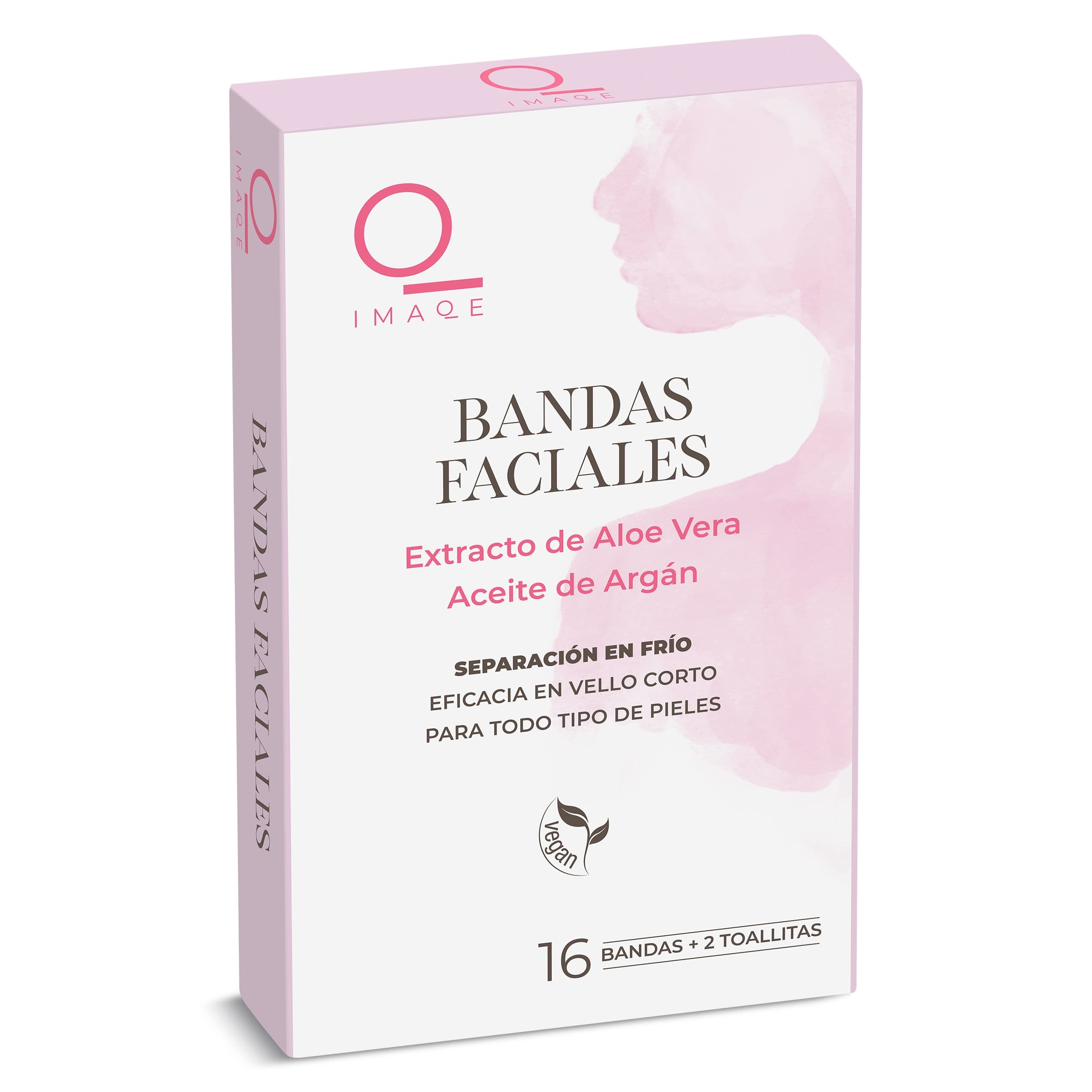 Banda depilatoria facial aloe vera Dia Imaqe caja 16 unidades