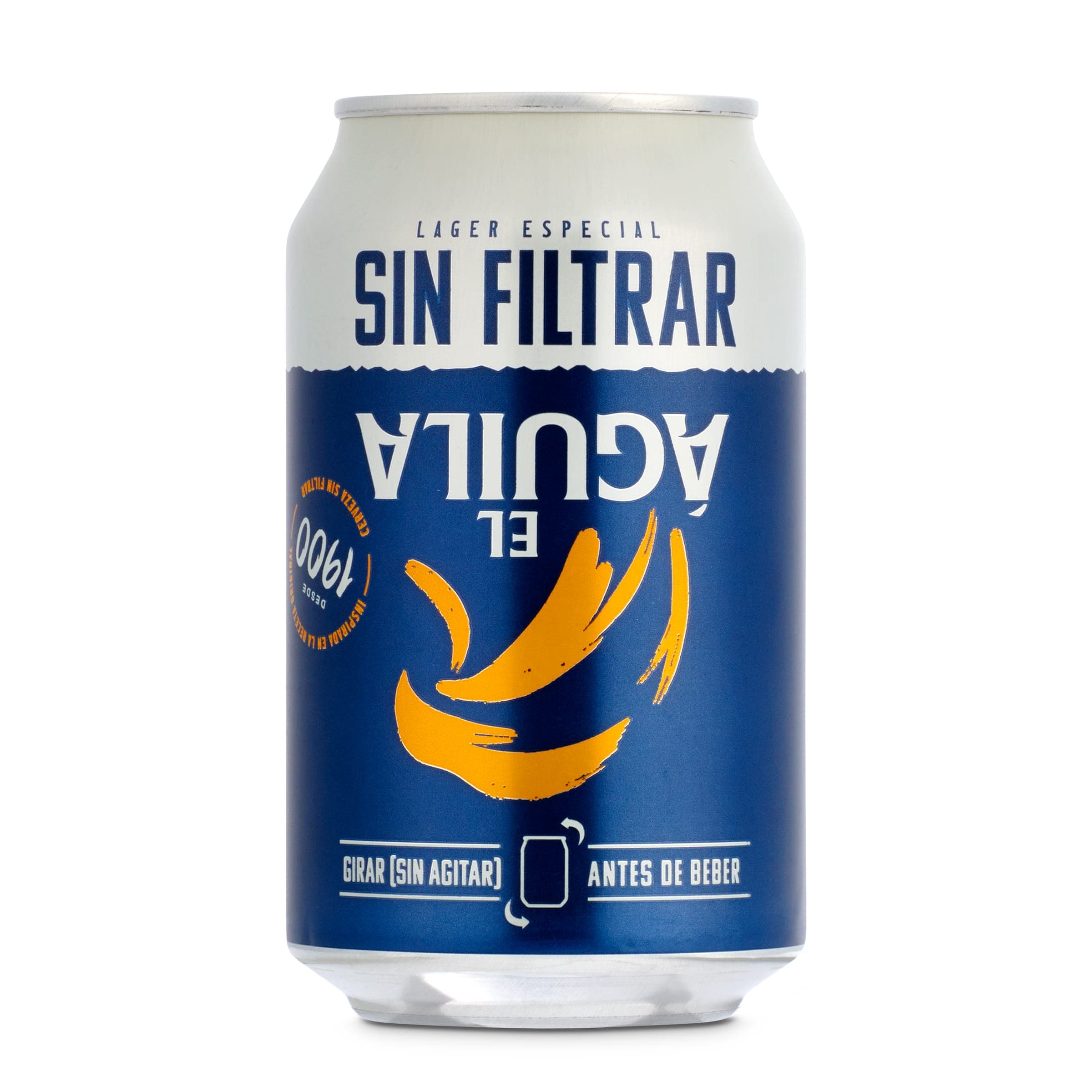 Cerveza sin filtrar El águila 33 cl