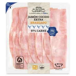 Jamón cocido braseado 97% Dia Nuestra Alacena 150 g