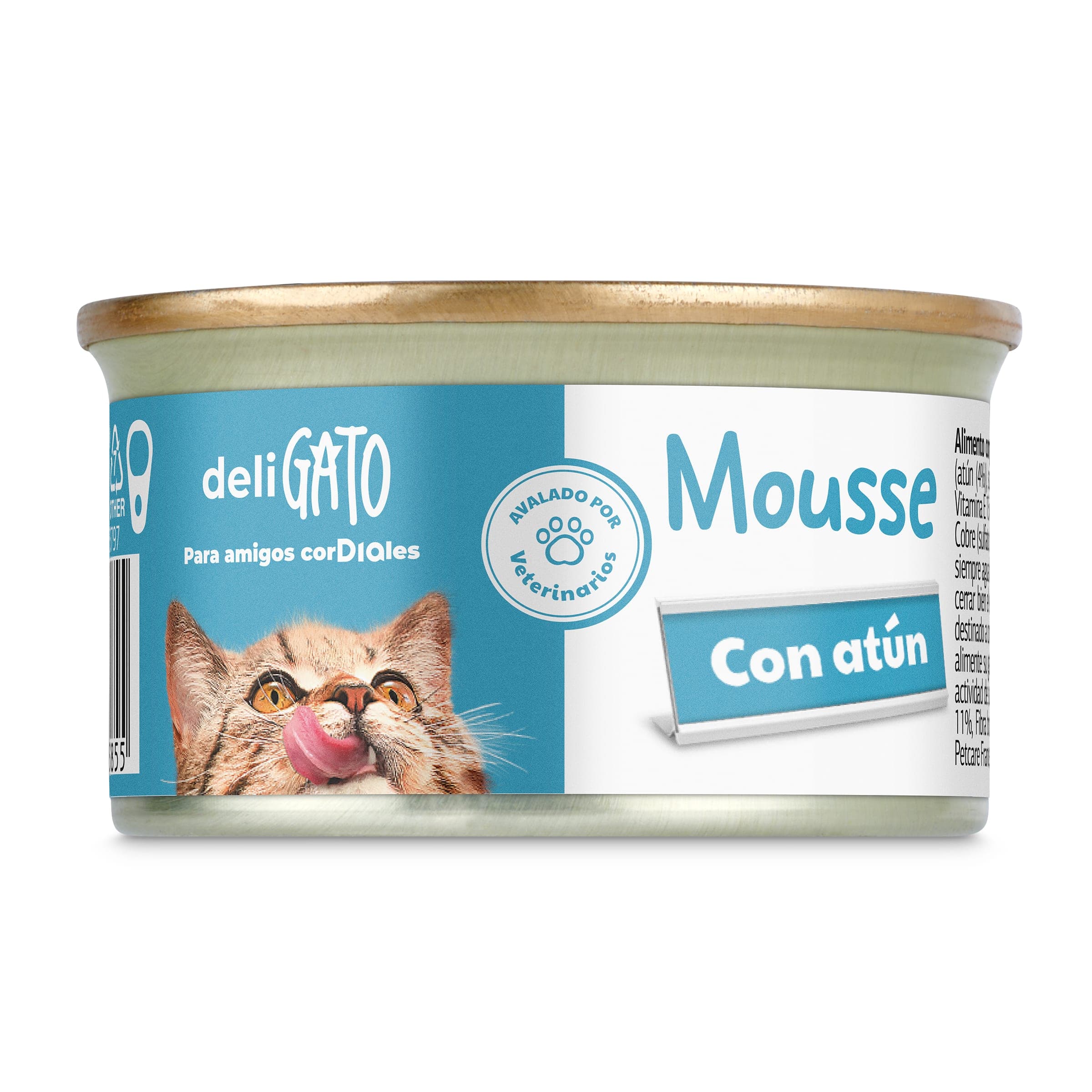 Mousse para gatos con atún Deligato de Dia lata 85 g