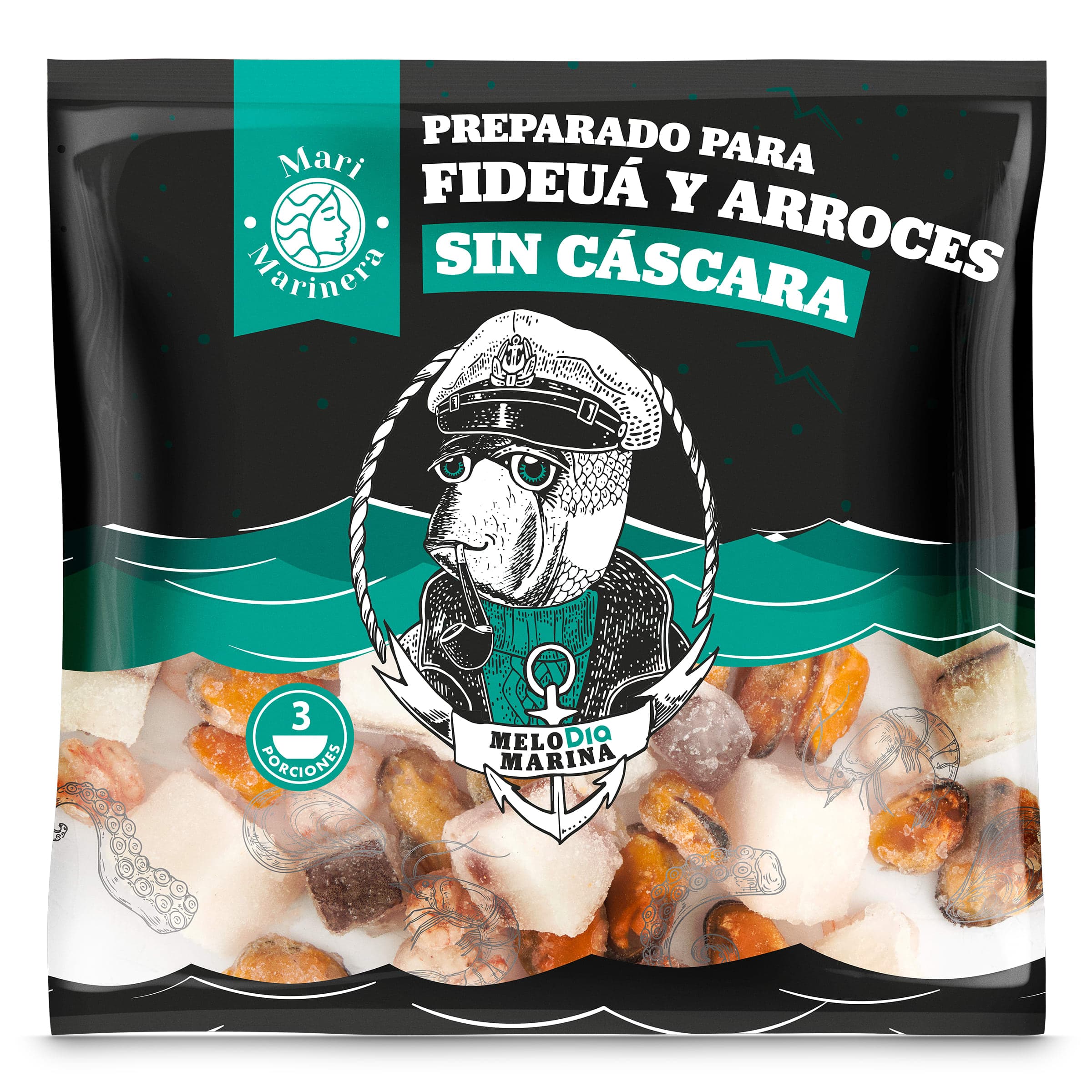 Preparado para fideuá y arroces sin cáscara Dia Mari Marinera 450 g