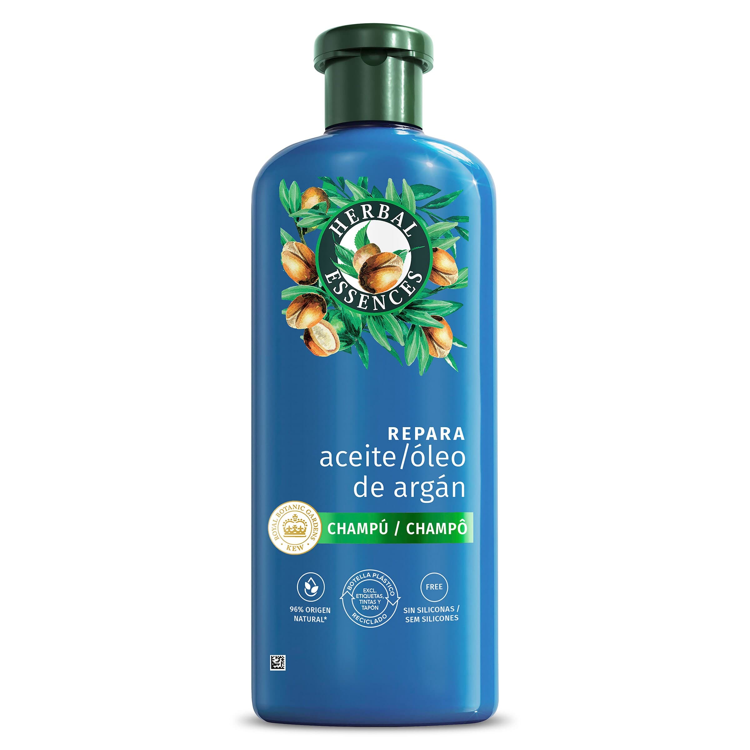 Champú repara con aceite de argán Herbal Essences botella 350 ml