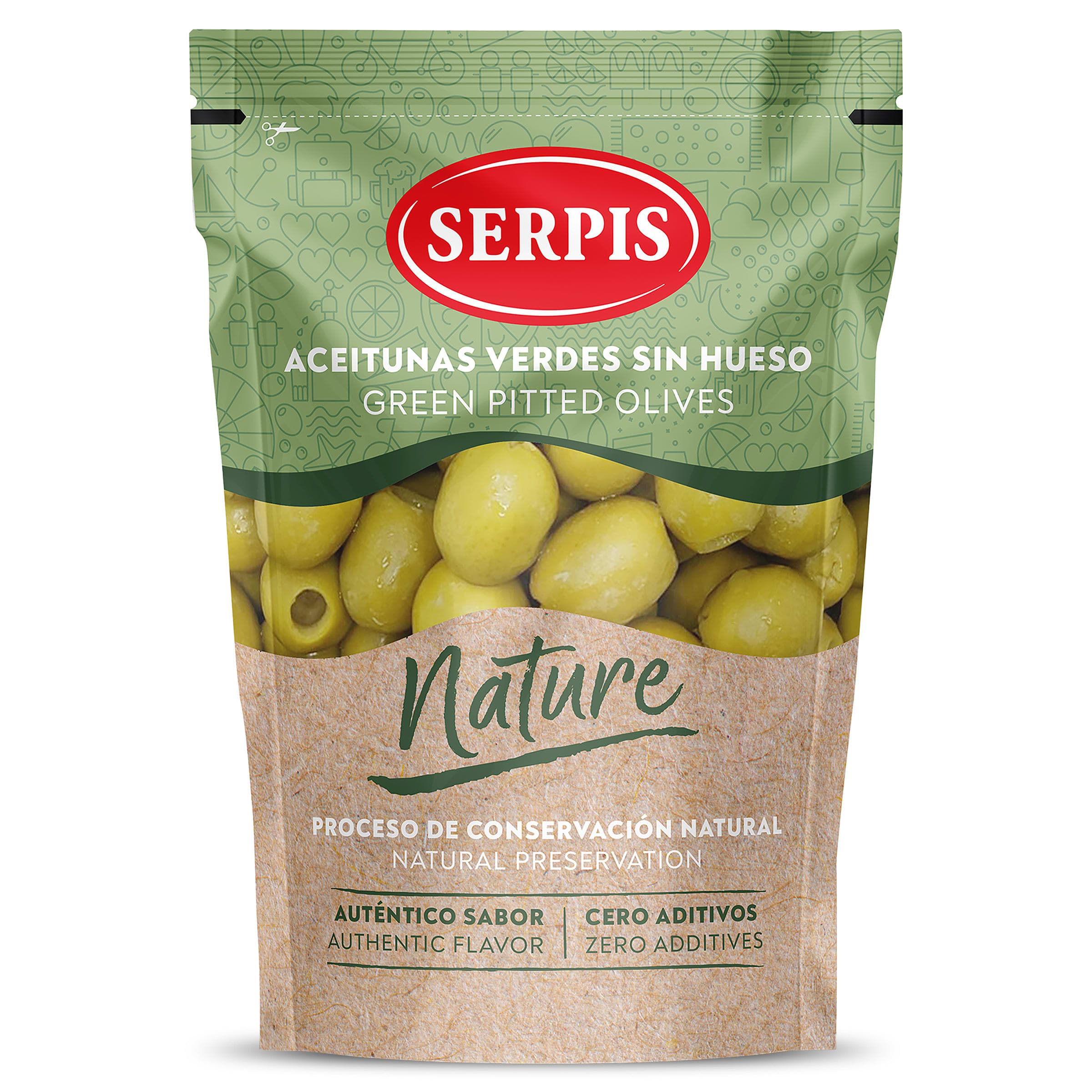 Aceitunas sin hueso Serpis 75 g