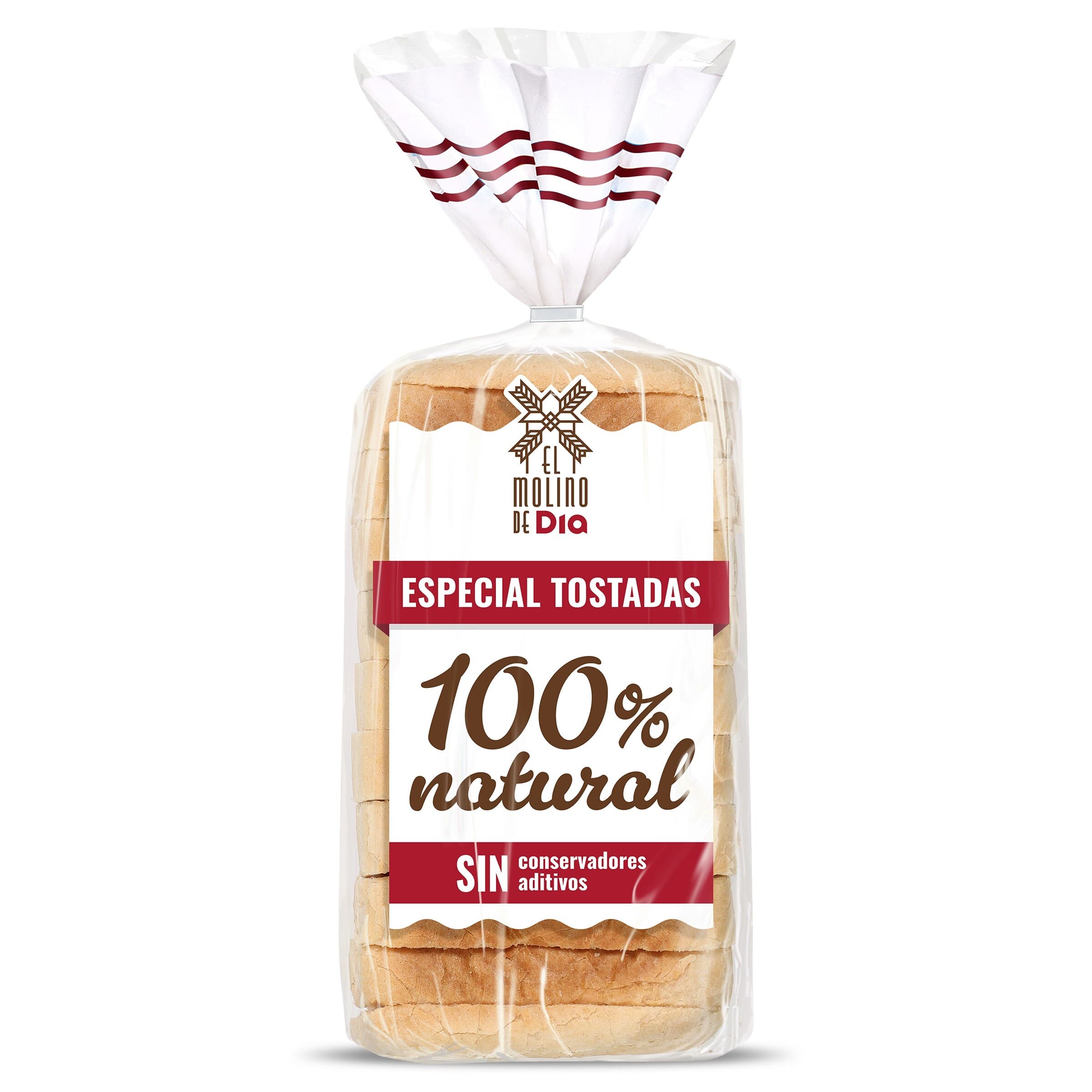 Pan de molde natural especial tostadas El molino de Dia 460 g