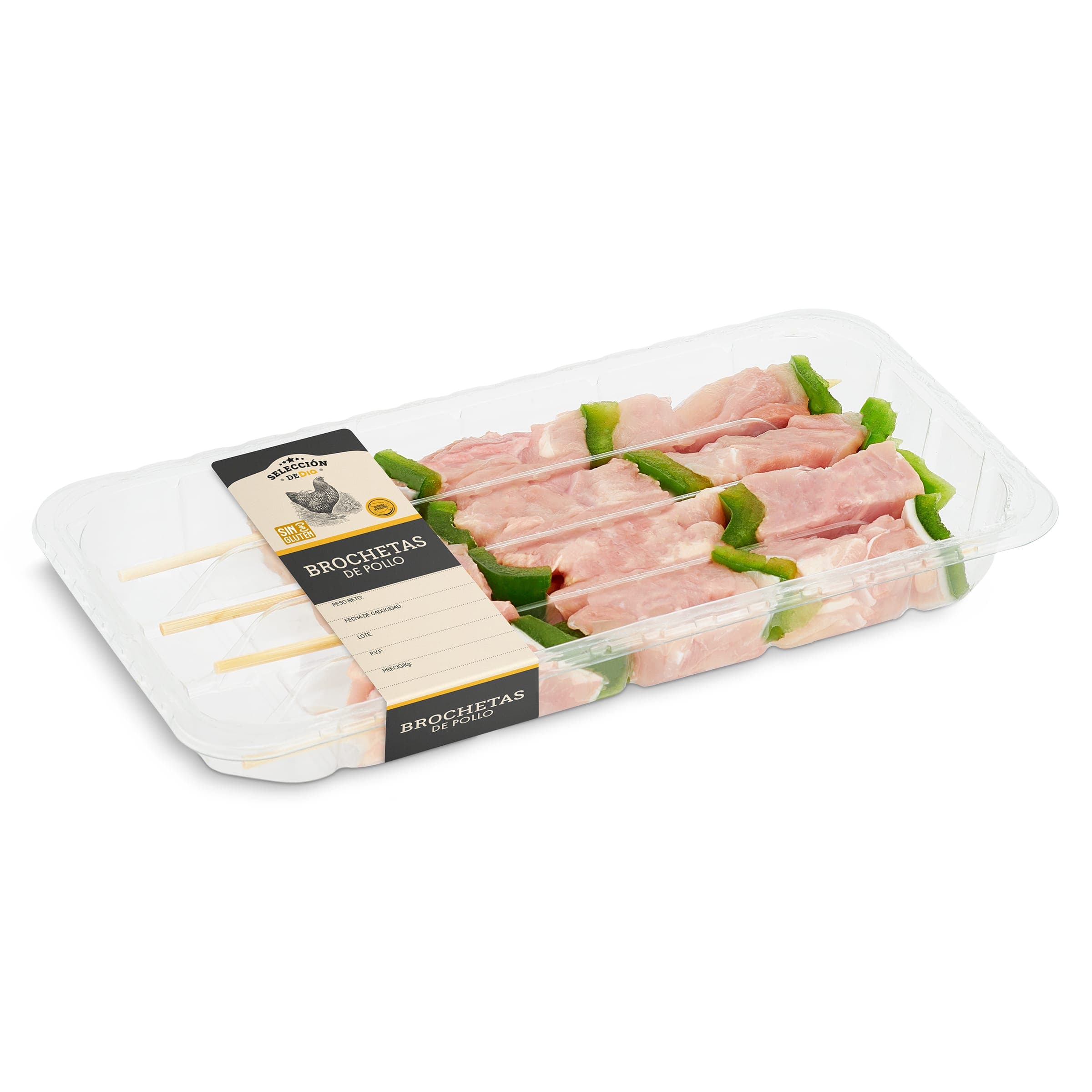 Brochetas de pollo Selección de Dia 360 g aprox.