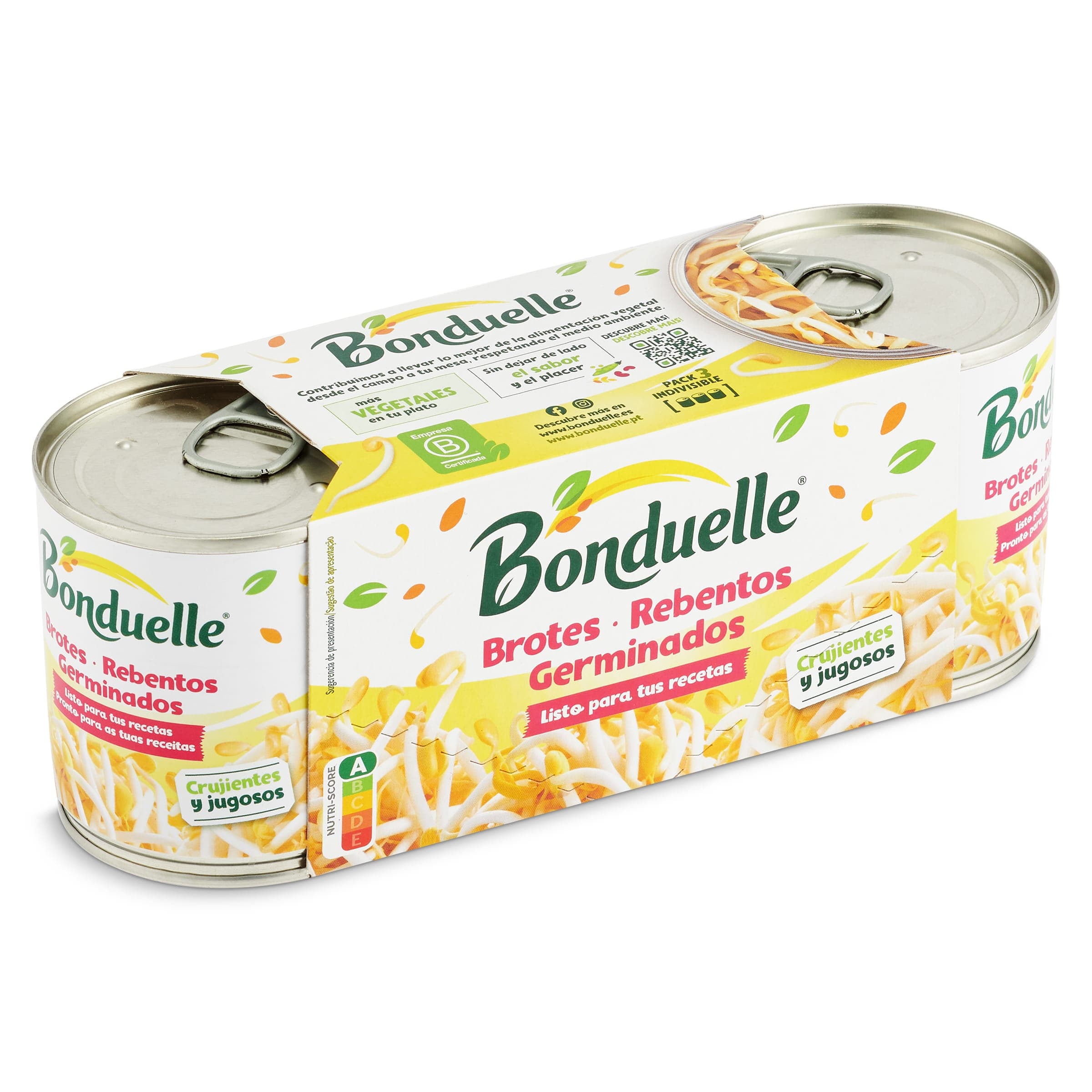 Brotes de soja Bonduelle 3 x 90 g