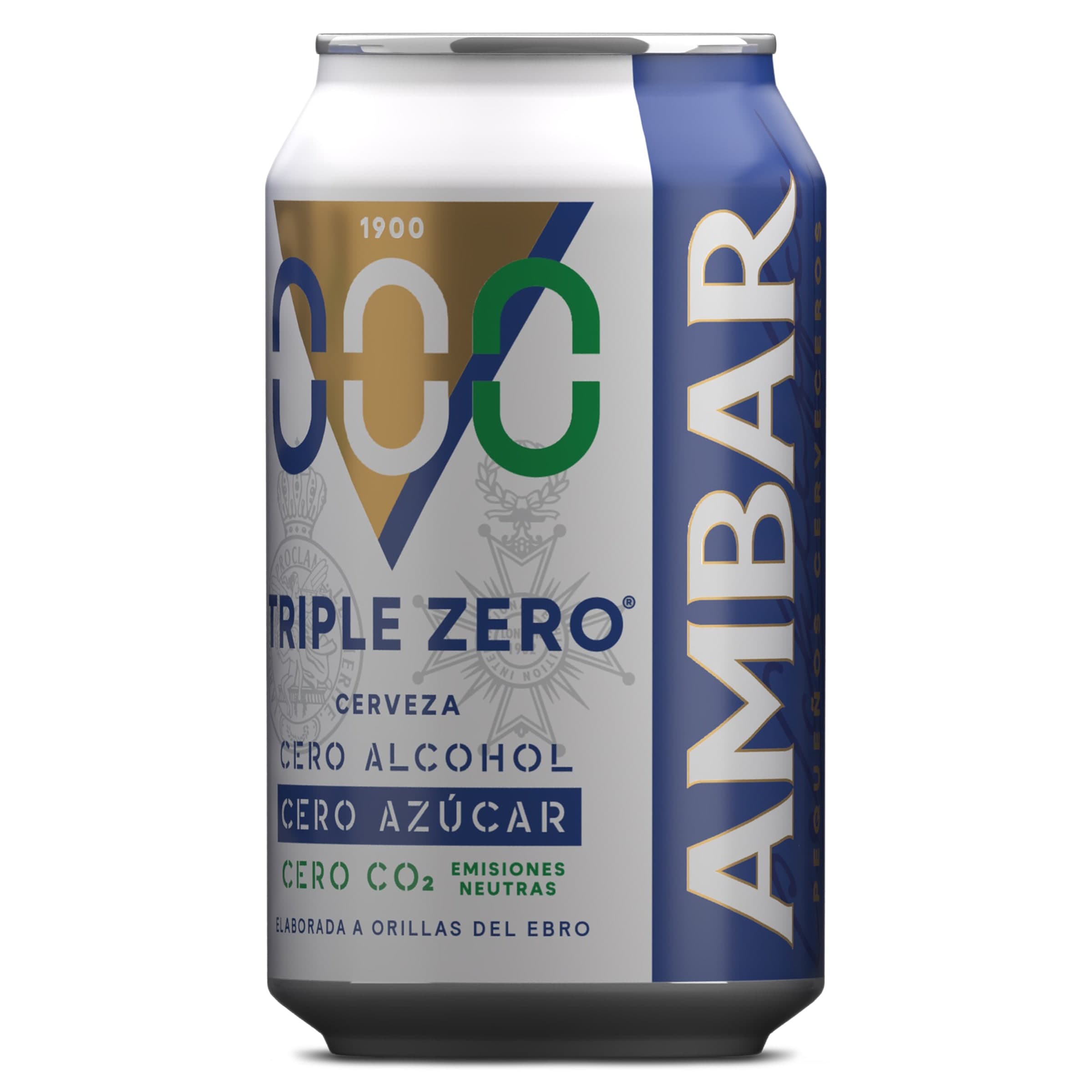 Cerveza triple zero Ambar 33 cl