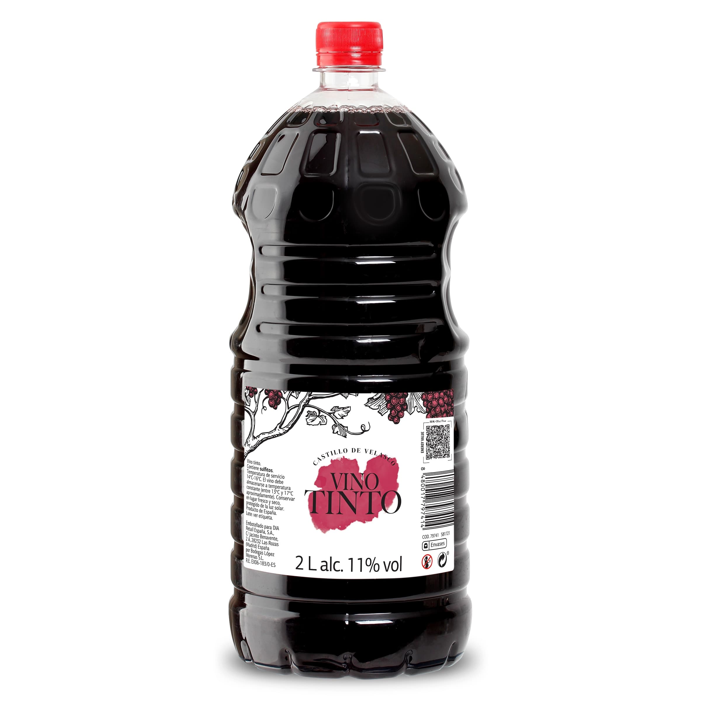 Vino tinto Castillo de Velasco 2 L